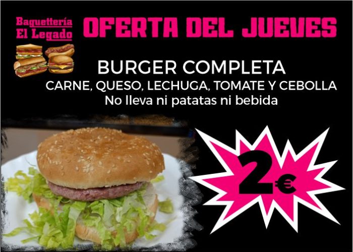 OFERTA JUEVES EL LEGADO