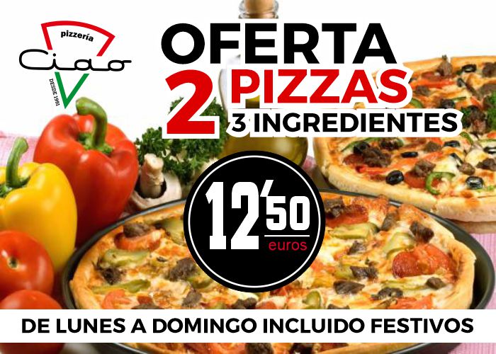 OFERTA PIZZAS CIAO